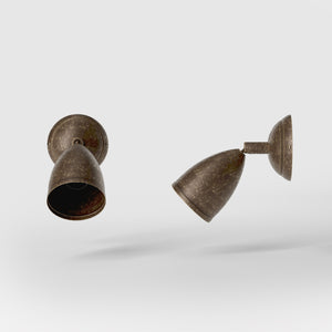 Wall spot brass full rotation Nordic design professional adjustable lighting Made in Italy modern by Ghidini 1849 - Finish: OAS Antique Brass