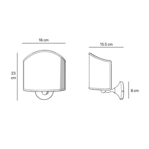 Brass wall lamp with ivory fabric shade, embroidered edge, classic design, Made in Italy by Ghidini 1849