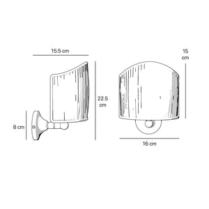 Classic wall lamp in brass with ivory fabric lampshade, elegant design, ideal for refined interiors by Ghidini 1849