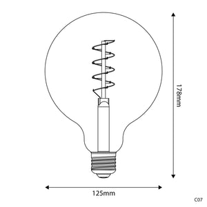 LED Light Bulb G125 by Ghidini 1849