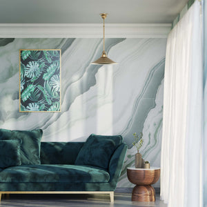 Industrial brass pendant light with wide conical shade perfect for tables and dining areas by Ghidini 1849 - Finish: OBS Bronze Satin Brass