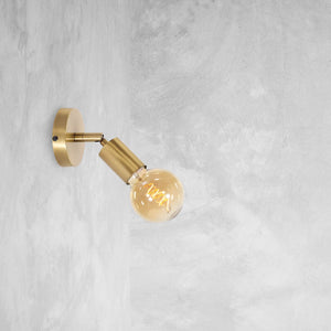 Adjustable Brass Wall Light Premium Elitia by Ghidini 1849