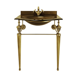 Bath Console Bronze Brass Royal Italian Dafne by Ghidini 1849
