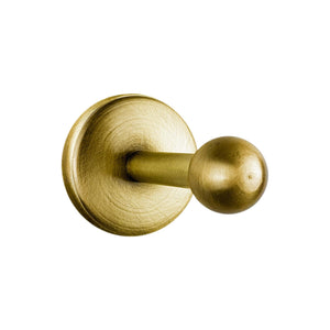 Brass Bathroom Hook Solid And Round Design Adele by Ghidini 1849