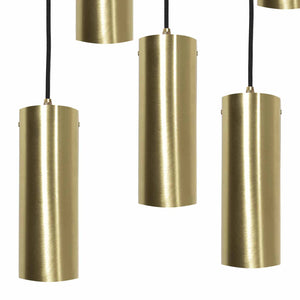 Brass Chandelier Italian Design 6 Lights Venere by Ghidini 1849