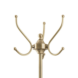 Brass Floor Standing Towel Rail - Ring - Robe Hook by Ghidini 1849