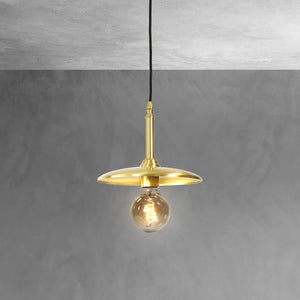 Brass Pendant Light Vintage Small Elio by Ghidini 1849