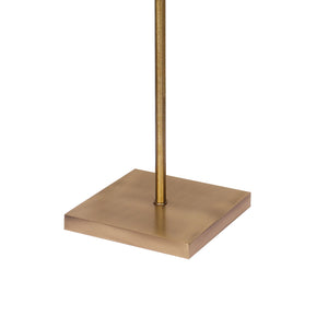 Brass Standing Floor Lamp Bronze Lampshade Aurora by Ghidini 1849