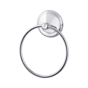 Brass Towel Ring Holder Round Premium Design Alba by Ghidini 1849