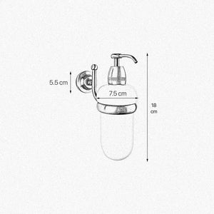 Brass Wall Mounted Soap Dispenser Retro Ottavia by Ghidini 1849