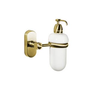 Brass Wall Mounted Soap Dispenser Sara by Ghidini 1849