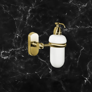 Brass Wall Mounted Soap Dispenser Sara by Ghidini 1849