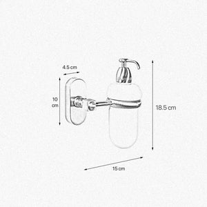 Brass Wall Mounted Soap Dispenser Sara by Ghidini 1849