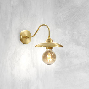 Brass Wall Sconce Vintage Design Premium Elio by Ghidini 1849