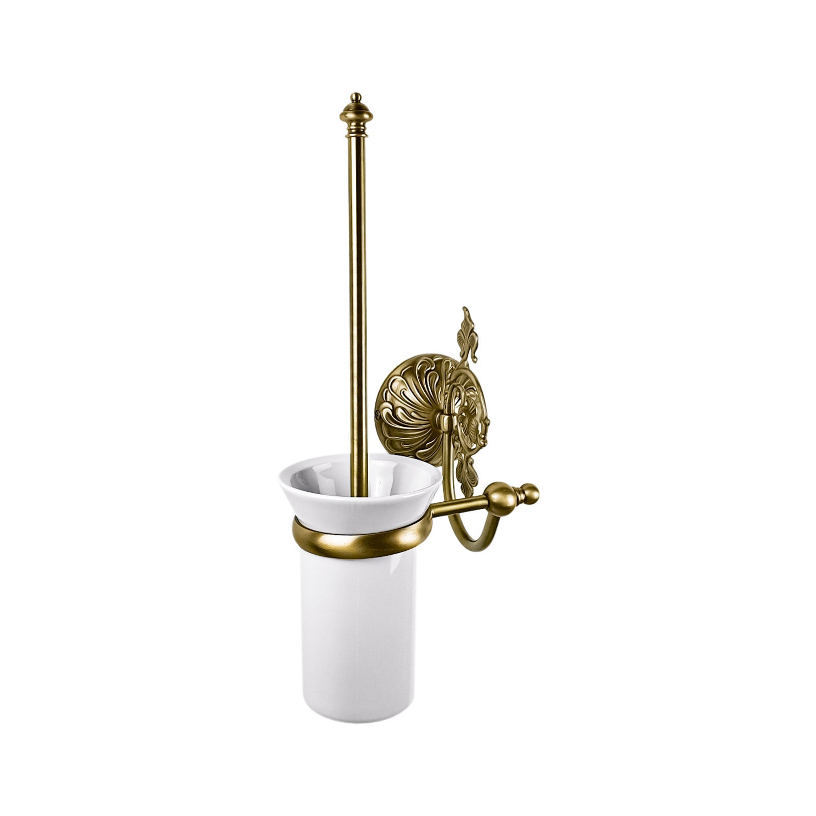 Ceramic toilet online brush and holder