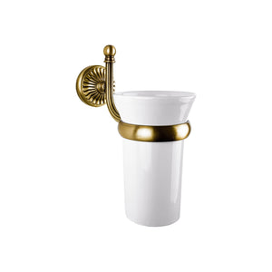 Ceramic Toothbrush Holder Wall Mounted Royal Dafne by Ghidini 1849