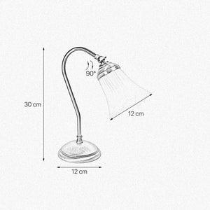 Classic Brass Lamp With Adjustable Joint For Glass by Ghidini 1849