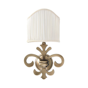 Decorative Wall Light In Real Brass Florence Giglio by Ghidini 1849