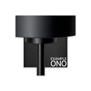 Globe Wall Sconce Dark Bronze White Satin Glass by Ghidini 1849