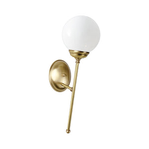 Harmony Globe Sconce Real Brass Classic Premium by Ghidini 1849