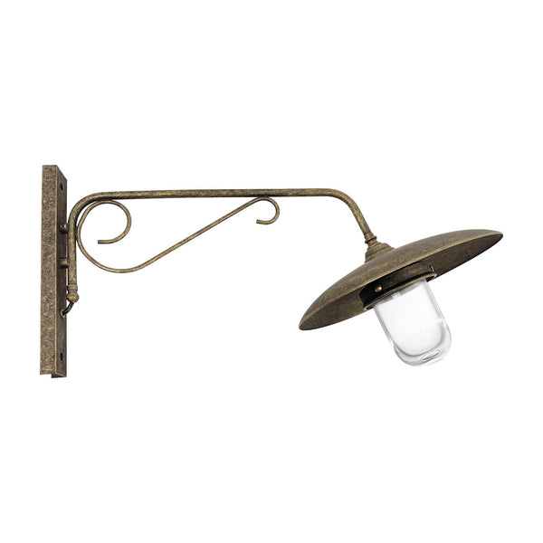 t4option0_0 | Industrial Outdoor Sconce Antique Real Brass Cloe Ghidini 1849