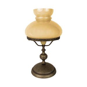 Marine Table Lamp Old Brass Glass Country Style by Ghidini 1849