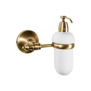 Old Fashioned Soap Dispenser For Wall Brass Olimpo by Ghidini 1849
