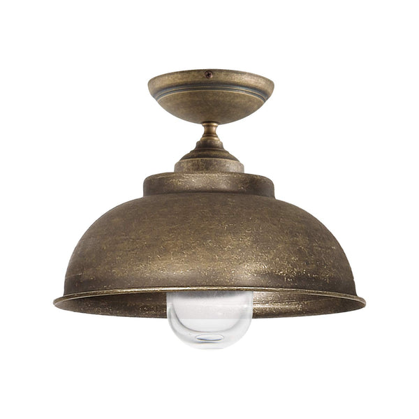 Outdoor Ceiling Lamp Antique Brass Premium Lipari Ghidini 1849