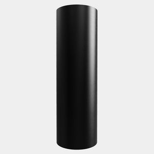 Cylindrical brass wall lamp with up and down light, modern minimalist design by Ghidini 1849 - Finish: ONO Matt Black