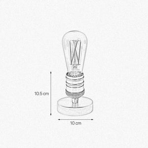 Retro Bedside Table Lamp Brass Vintage Vesta by Ghidini 1849