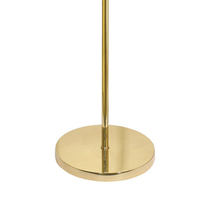 Retro Style Floor Lamp Brass Blue Lampshades Sofis by Ghidini 1849