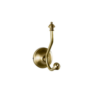 Retro Towel Hooks For Wall Brass Premium Olimpo by Ghidini 1849