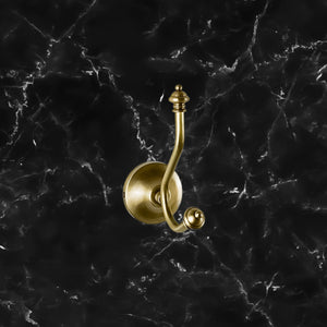 Retro Towel Hooks For Wall Brass Premium Olimpo by Ghidini 1849