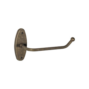 Rustic Industrial Toilet Paper Holder In Old Brass by Ghidini 1849