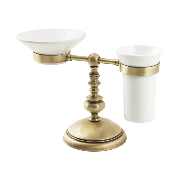 t4option0_0 | Soap Dish And Toothbrush Holder Table Brass Ceramic Ghidini 1849
