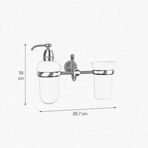 Soap Dispenser And Toothbrush Holder Royal Dafne by Ghidini 1849