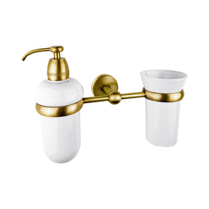 Soap Dispenser And Toothbrush Holder Vintage Adele by Ghidini 1849