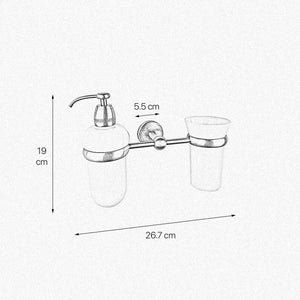 Soap Dispenser And Toothbrush Holder Vintage Adele by Ghidini 1849