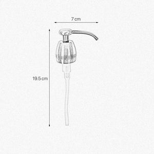 Soap Dispenser Pump Head Replacement Premium Brass by Ghidini 1849
