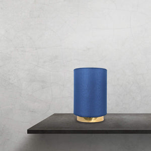 Soft Light Bedside Lamp Blue Lampshade Sofis by Ghidini 1849