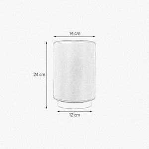 Soft Light Bedside Lamp Blue Lampshade Sofis by Ghidini 1849