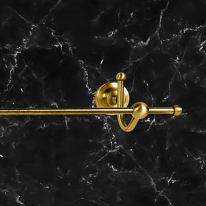 Solid Brass Towel Bar Vintage Premium 60Cm Ottavia by Ghidini 1849