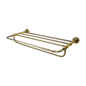 Solid Brass Towel Rack With Royal Style Dafne by Ghidini 1849