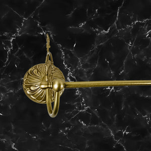 Solid Brass Towel Rail Art Nouveau Premium Style by Ghidini 1849