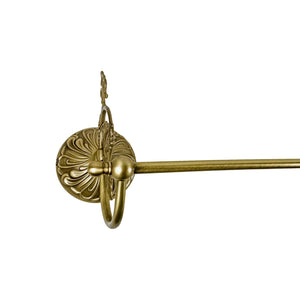 Solid Brass Towel Rail Art Nouveau Premium Style by Ghidini 1849