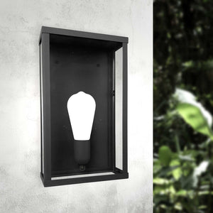 Square Outdoor Sconce Large Premium Vintage by Ghidini 1849