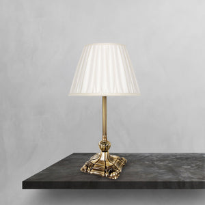 Table Lamp Art Nouveau Real Brass Premium Design by Ghidini 1849