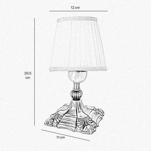 Table Lamp Art Nouveau Real Brass Premium Design by Ghidini 1849