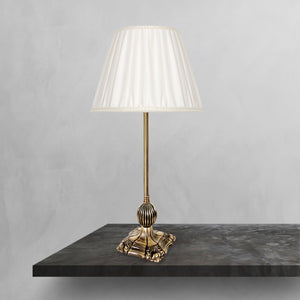 Table Lamp Art Nouveau Real Brass Premium Design by Ghidini 1849