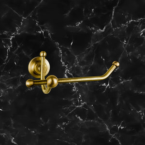 Traditional Toilet Paper Holder Solid Brass Ottavia by Ghidini 1849